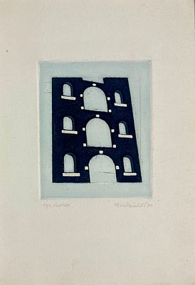 Nono REINHOLD (1929) - etching 25X17 signed in pencil, Dutch artist