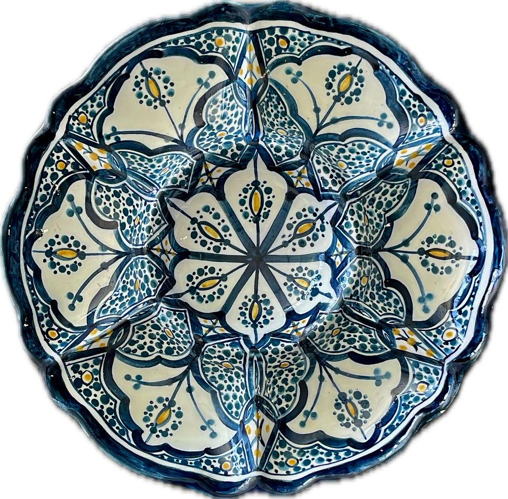 Ceramic bowl made by "Beit Jamal", diameter 28
