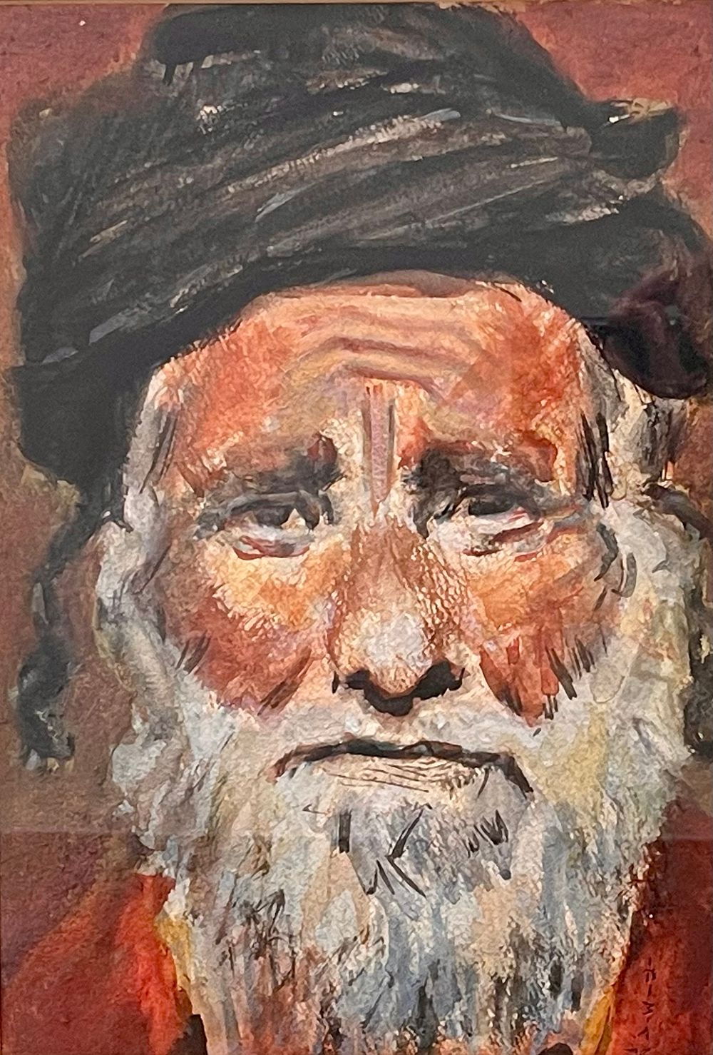 Unidentified artist - Watercolor 33X23 signed and framed