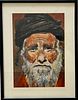 Unidentified artist - Watercolor 33X23 signed and framedImage - 1
