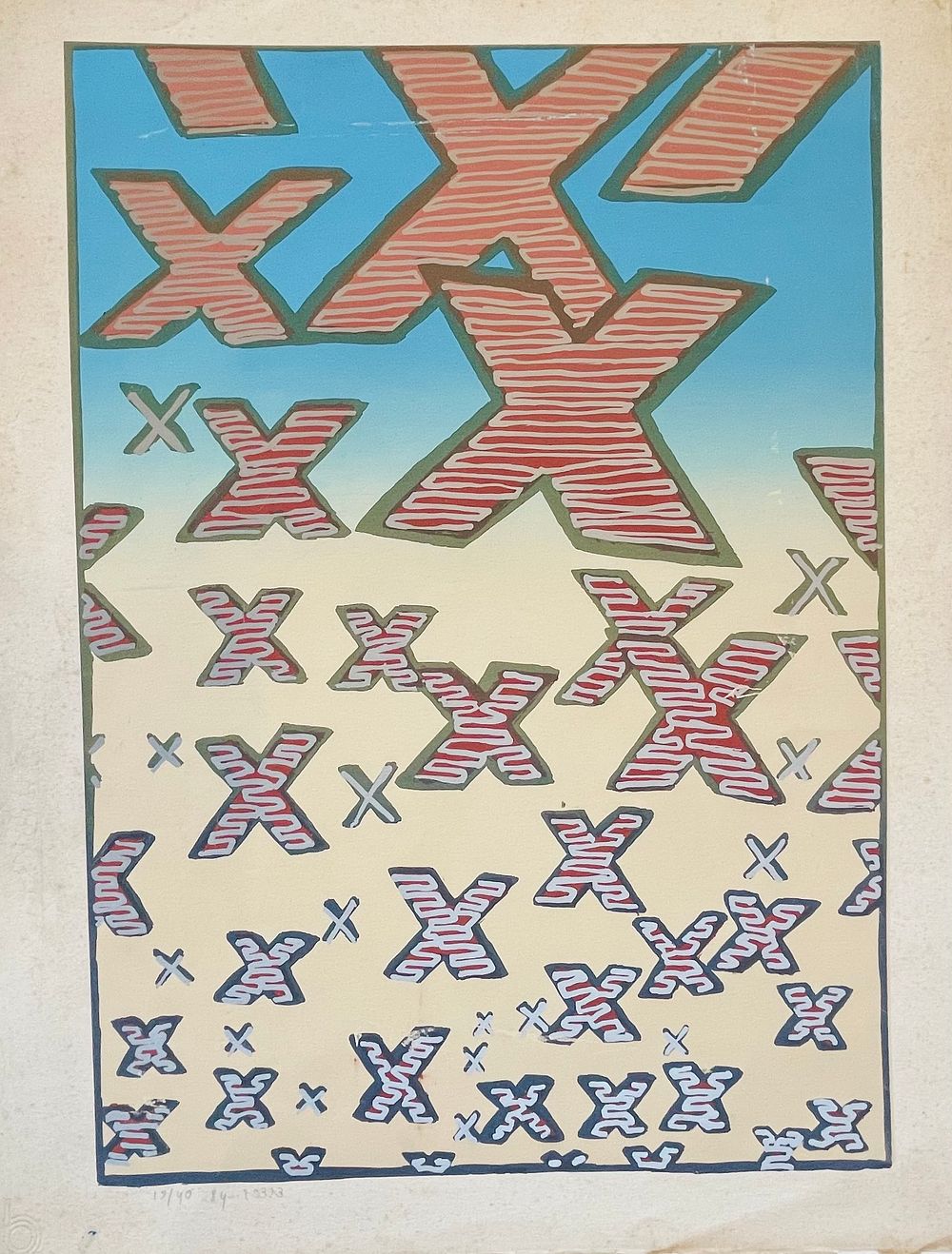 David Reeb - Lithograph 65X50 signed and numbered in pencil