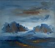 Mordehai Avniel , - abstract. Oil on canvas 55X48 signed and framedImage - 1