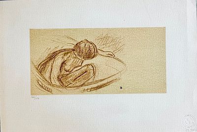 Pierre BONNARD - Color lithograph 34X23 signed in plate