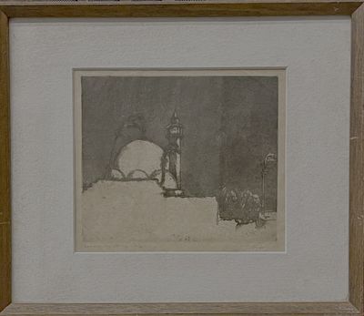 Hermann Struck - Hermann Struck - Rare engraving, signed in pencil, outlined and framed. 
Also 