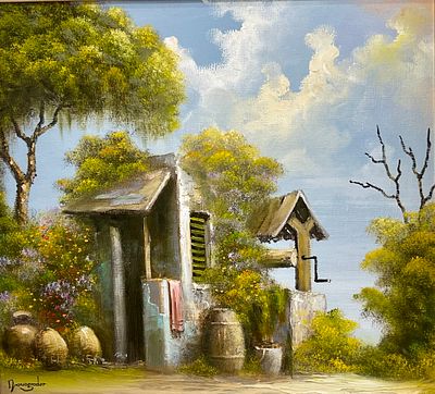 Jacov Nowogroder - Oil on canvas 31X34 signed, accompanied by a certificate of authenticity.