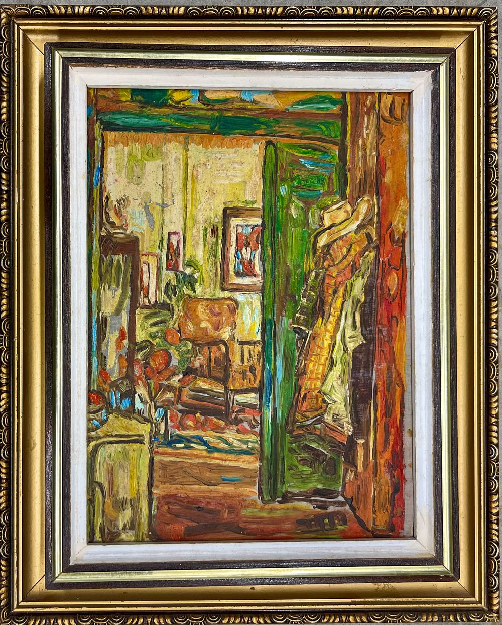 Unidentified artist - Oil on canvas 18X13 framed