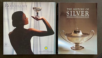 Two prestigious and important art and jewelry books: Buccellati & The History of Silver. A pair 