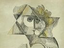 Jean David (Romanian / Israeli, 1908-1983) - Color lithograph 38X30 signed, numbered and framedImage - 2