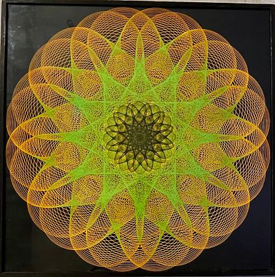 Attributed to Victor Vasarely - 80X80 Lithograph, Pop Art Optics from the 1970s