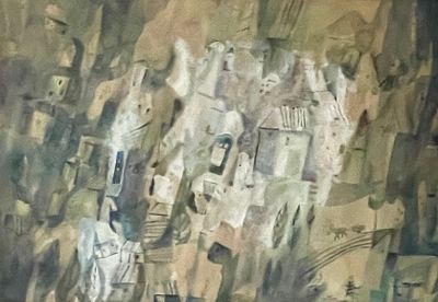 Arie (Leo) Flatau (Chilean - Israeli, 1925-2010) - Watercolor 32/48 signed and framed
