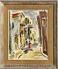David Gilboa - Jerusalem. Oil on canvas mounted on plywood 50X40 signed and framedImage - 1