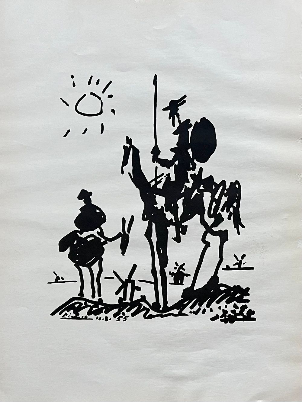 Pablo Picasso - Lithograph 65X50 signed in plate
