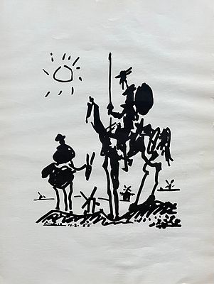 Pablo Picasso - Lithograph 65X50 signed in plate