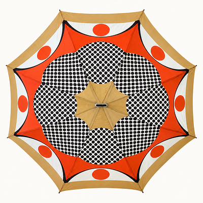 Pair of Vintage Knirps Folding Umbrellas with Original Cases, 1970s