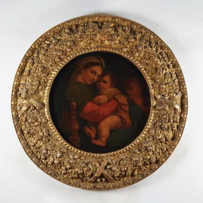 Bidspirit auction | An impressive gilt wood and