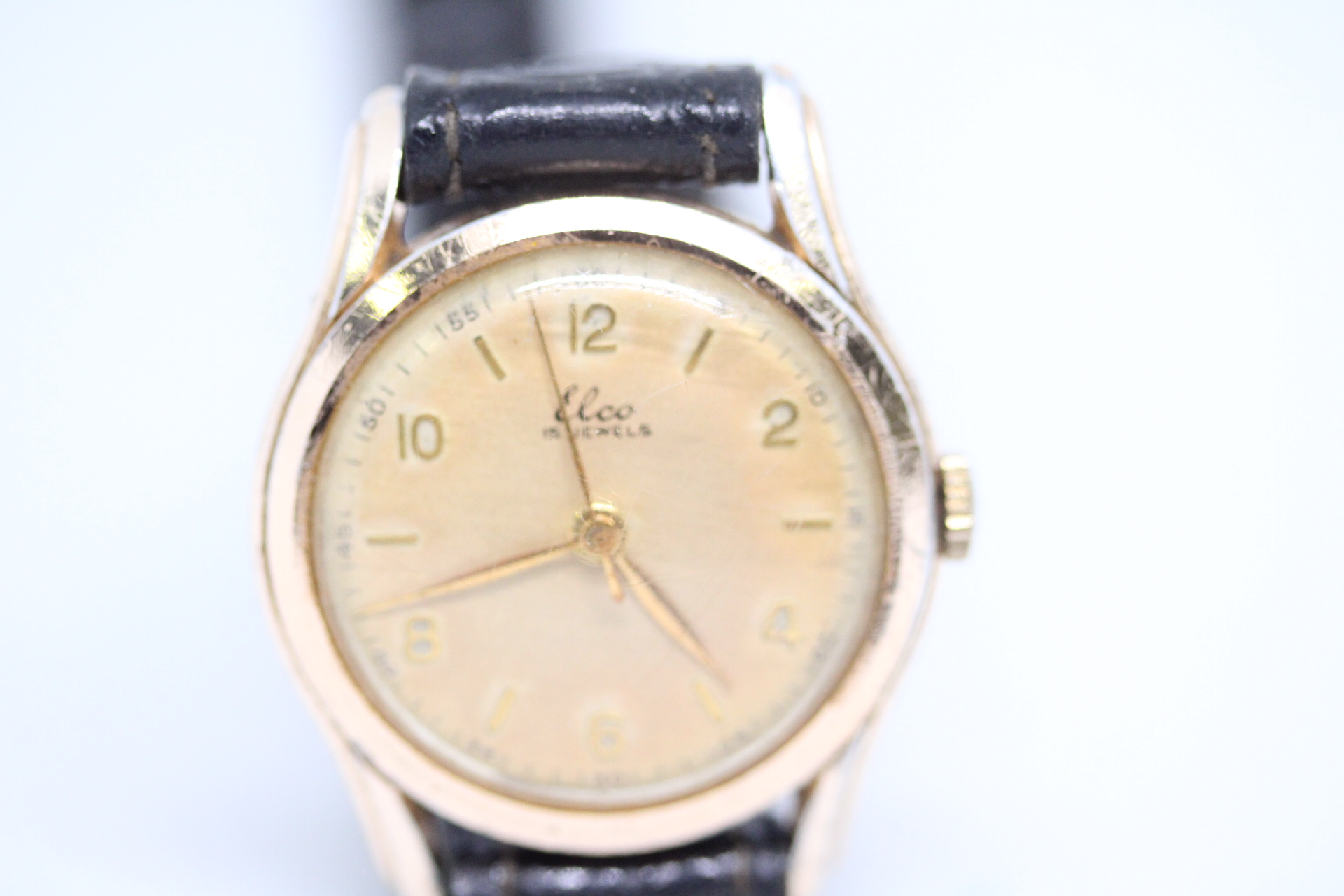 Gents Vintage Elco Swiss Made Mechanical Watch with Aluminium Case.