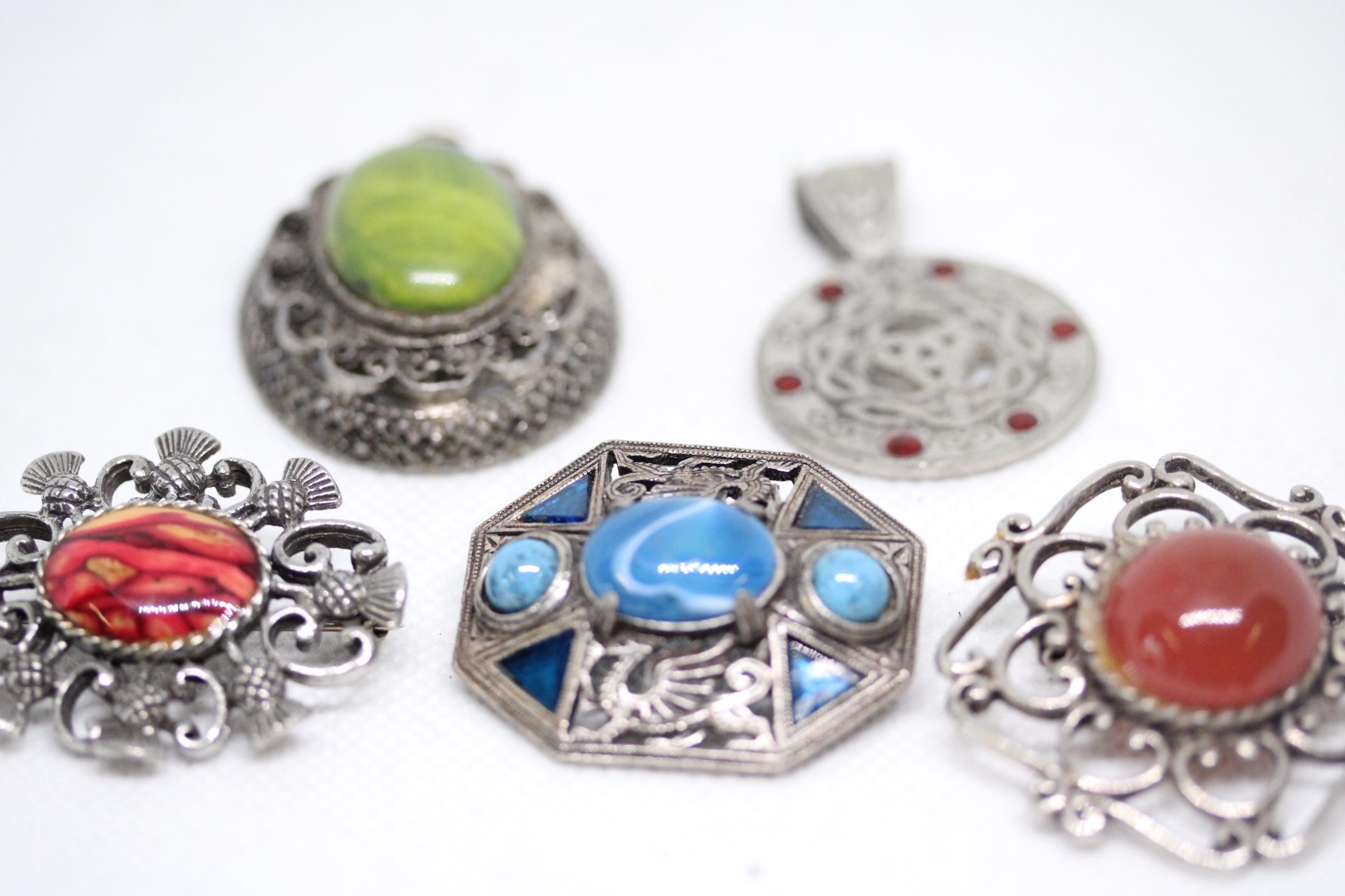Collection of Scottish brooches