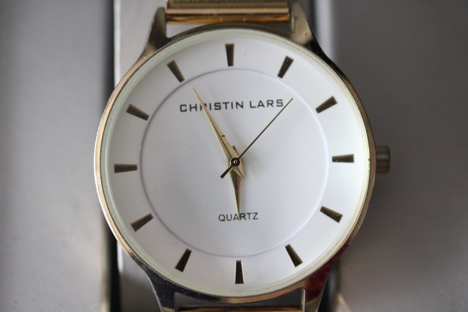 Gents Christin Lars Scandinavian Quartz Watch In Box.