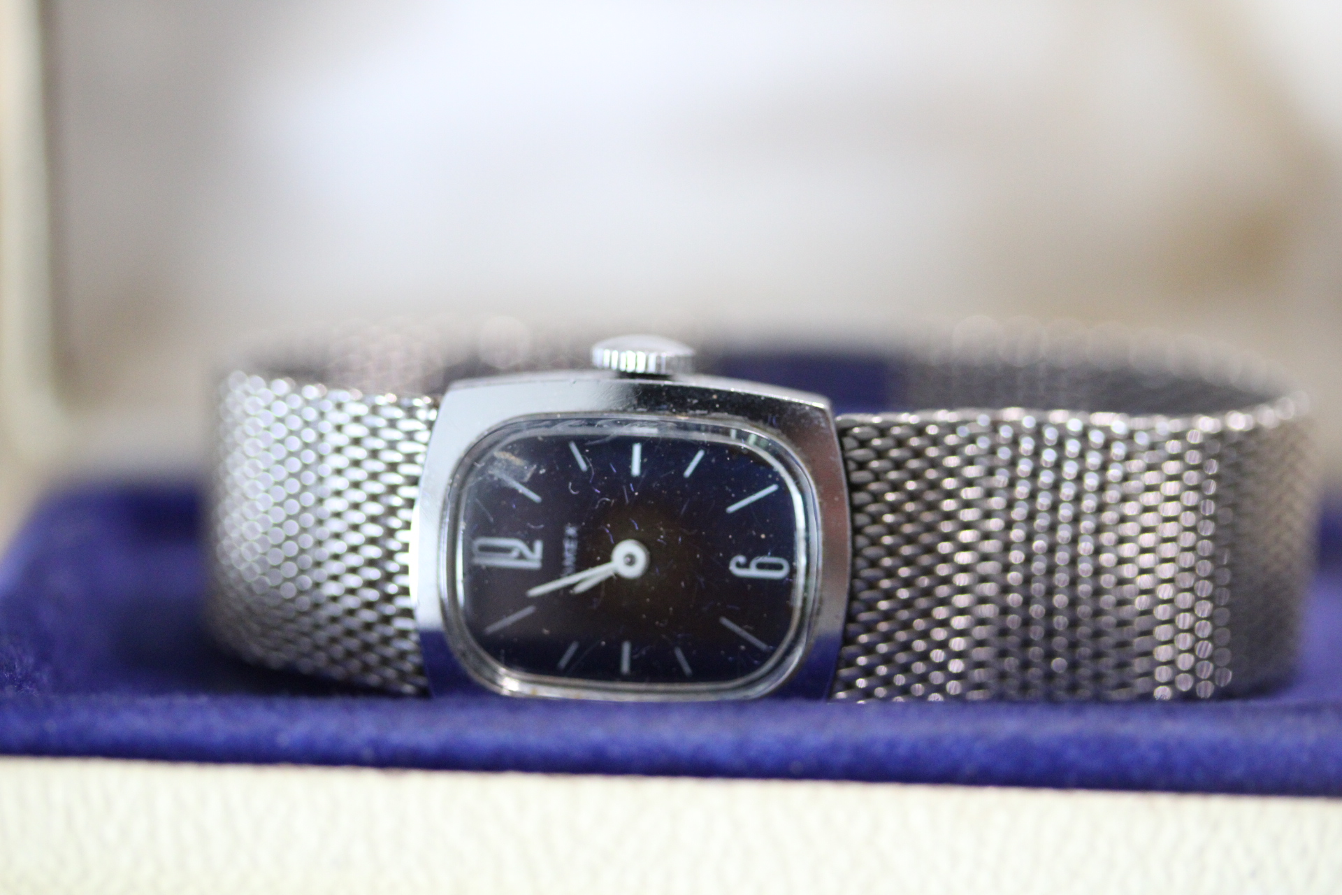 Vintage Ladies Timex Hand Wind Watch in Box.