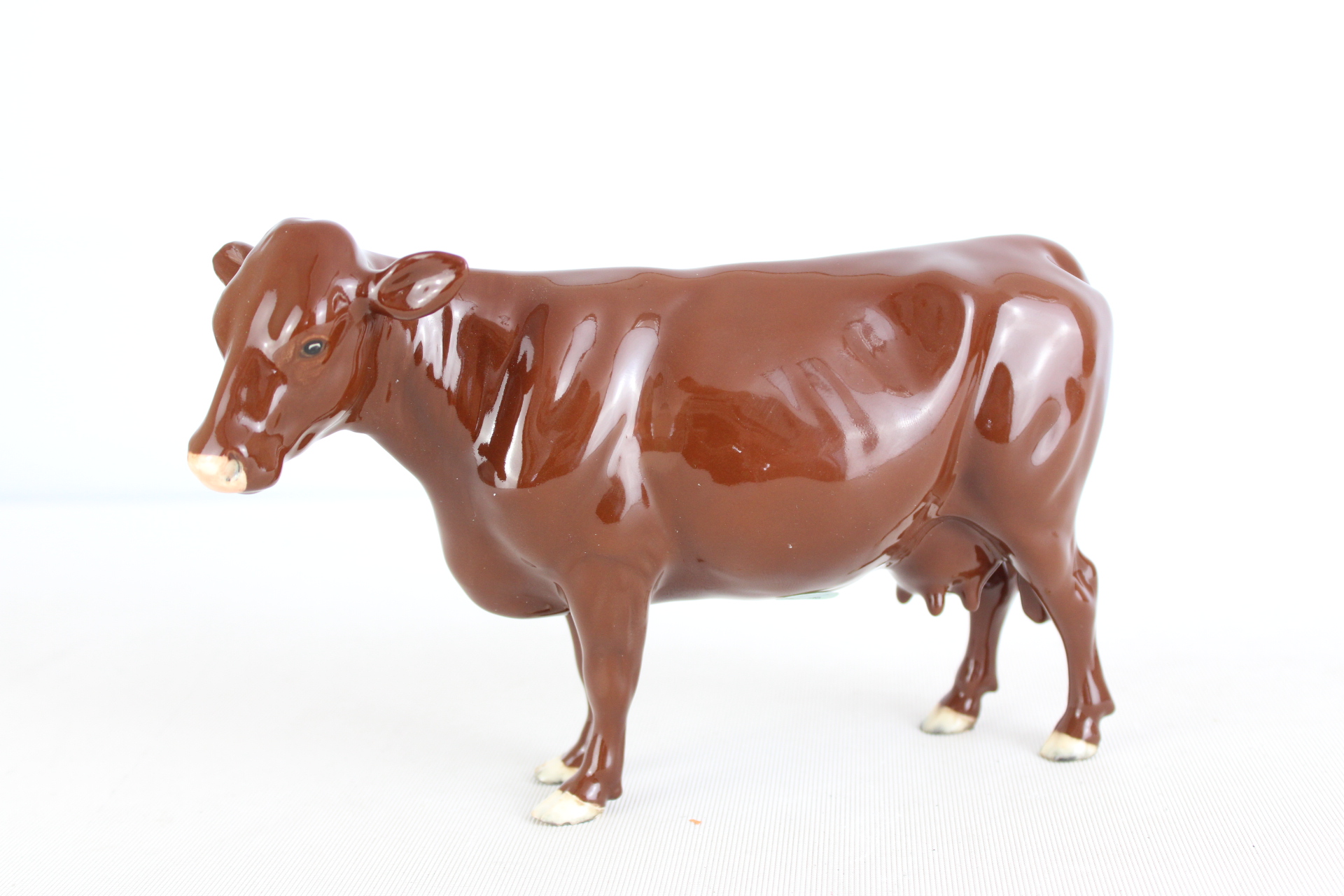 Beswick boxed red poll cow
