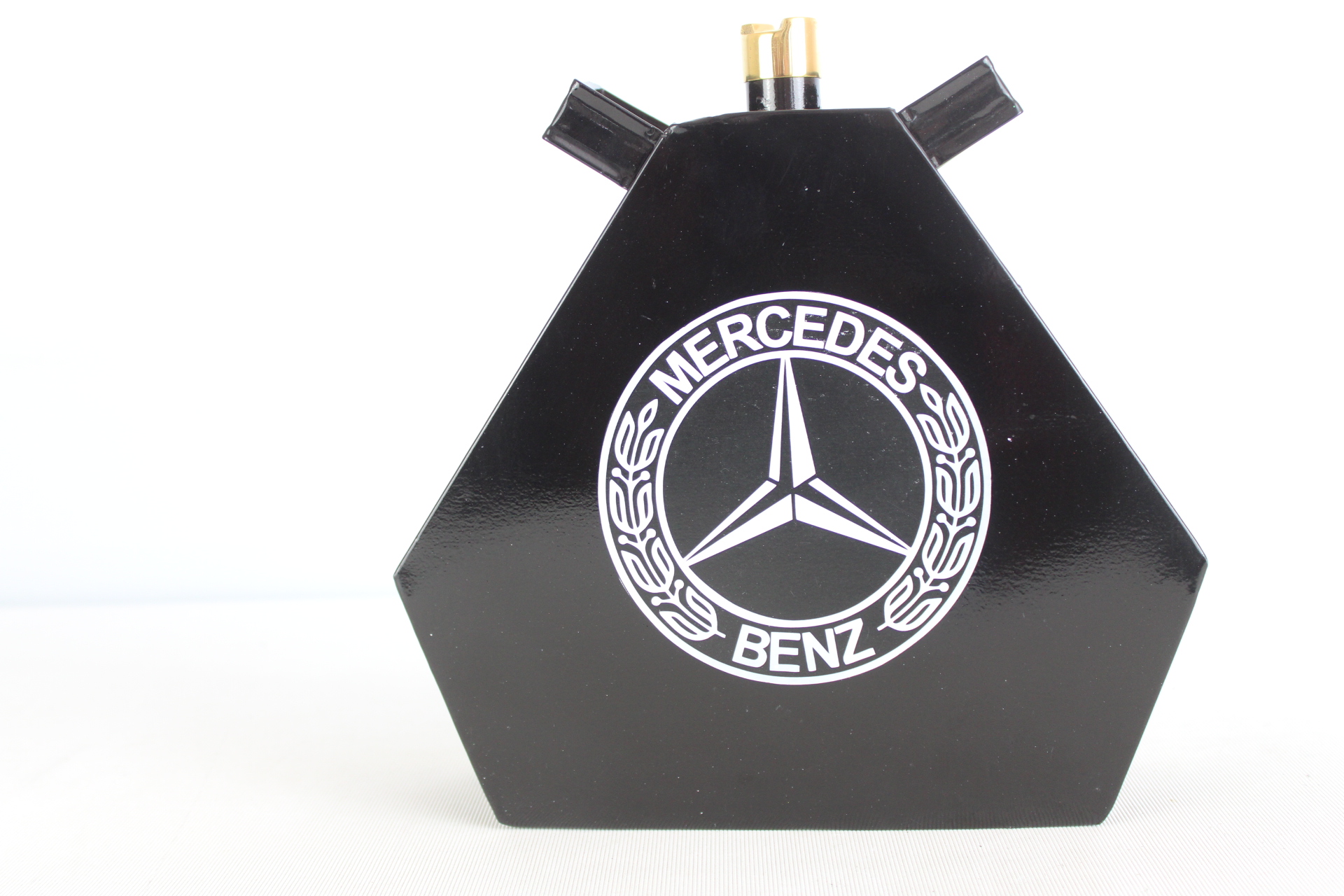 Black mercedes oil can