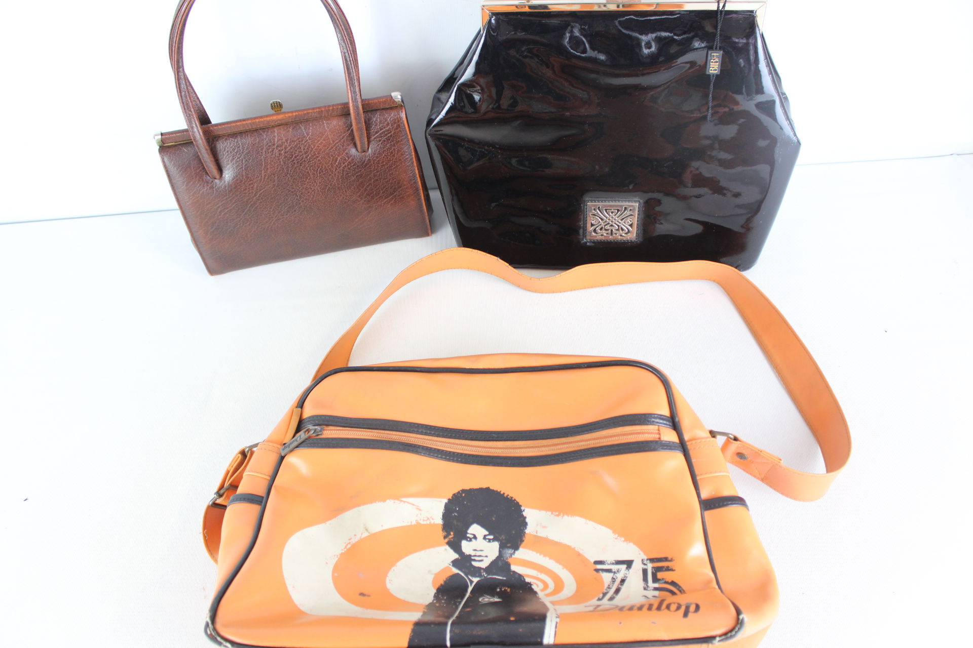 A Trio of Vintage Handbags Including Bibi and Dunlop Brands