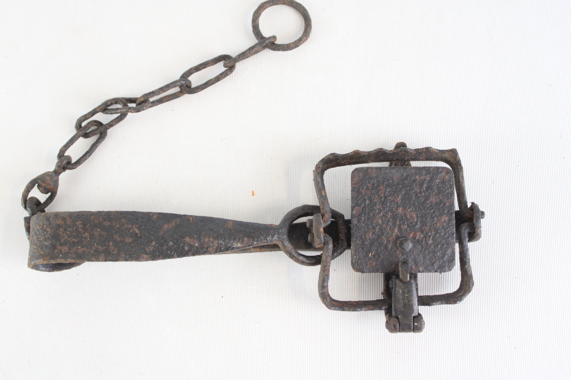 Antique Robert's Patent Square-Jaw Gin Trap