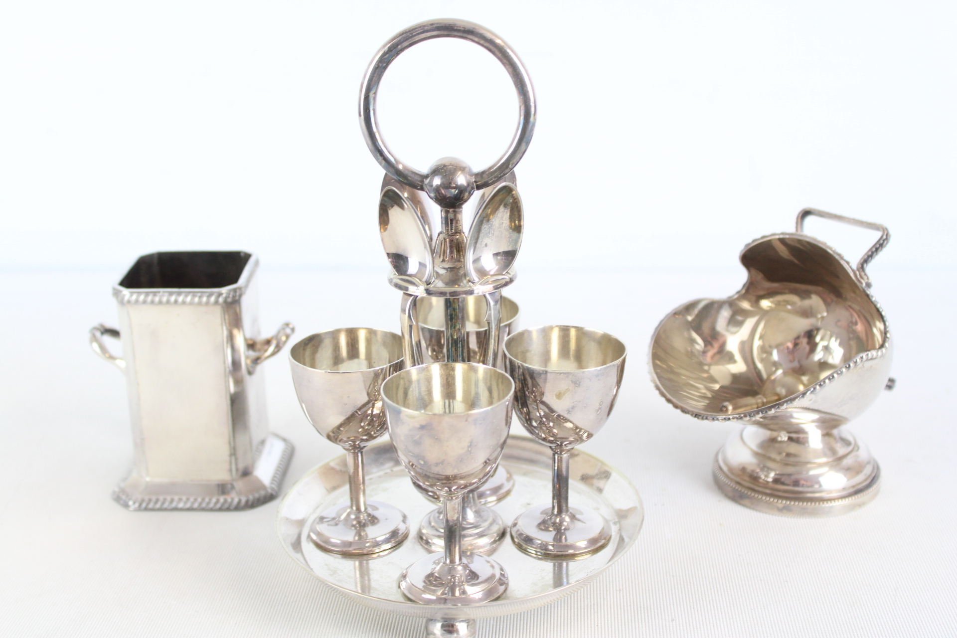 A Collection of Edwardian Style Silver Plated Tableware