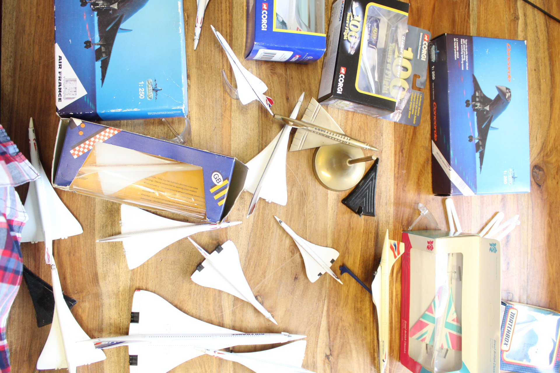 A Collection of Concorde SST Model Aircraft Including Corgi and Matchbox