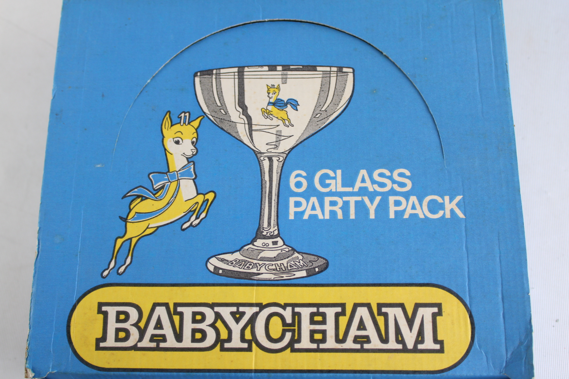 Babycham 5 Glass Party Pack in Original Retail Box