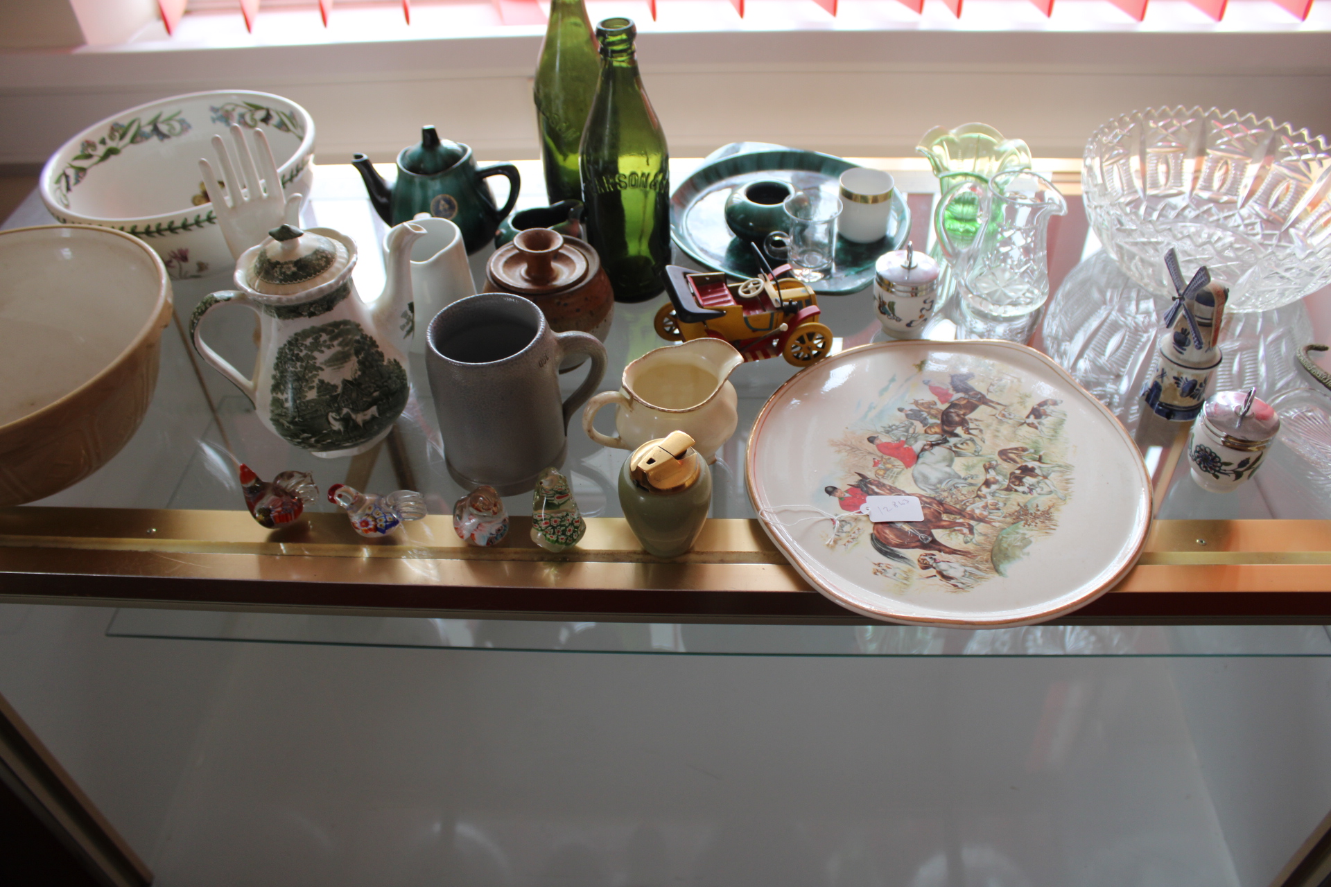A Collection of Vintage Ceramics, Glassware, and Decorative Household Objects