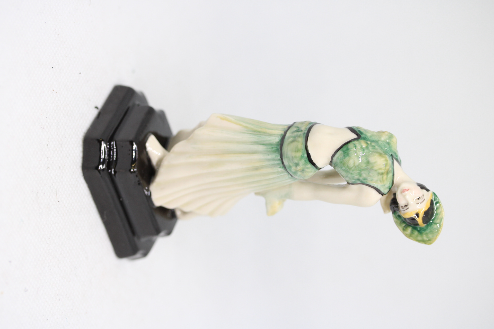 Peggy Davis ceramic incorporating Kevin Francis Guild piece 2001 Jade Height 12 cm with original box