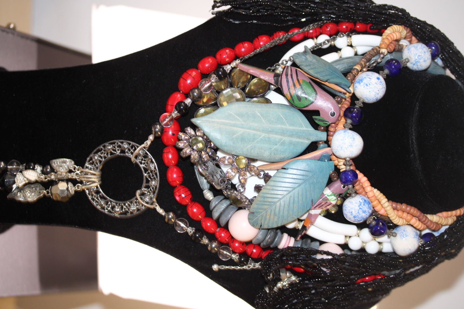 Collection of costume jewellery necklaces