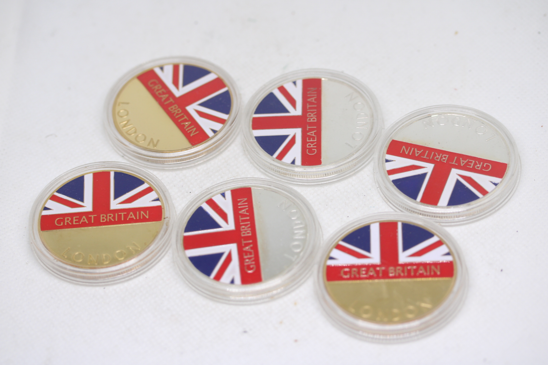 6x Commemorative Great Britain - London