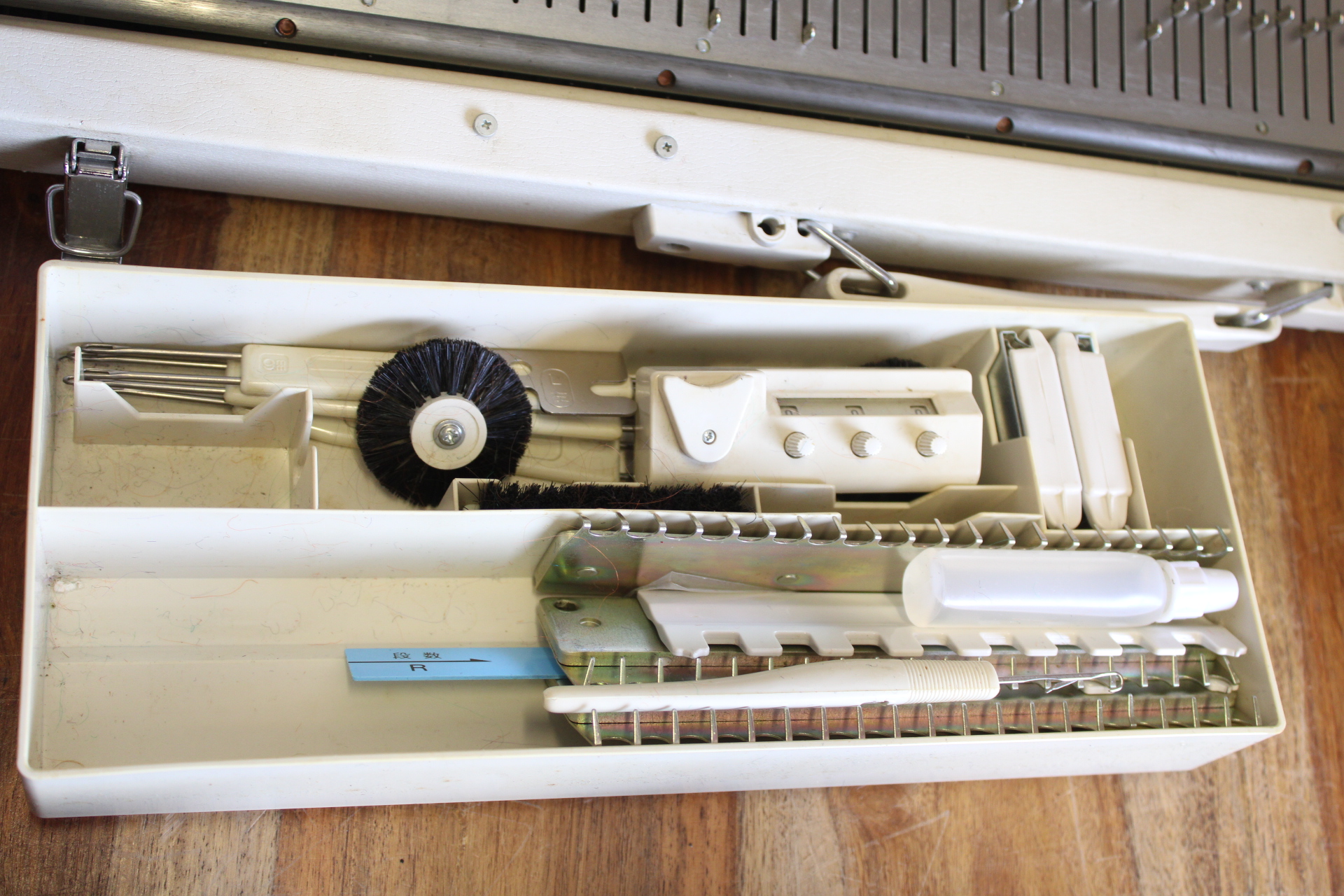 Empisal-Knitmaster Model 151 Chunky Knitting Machine with Accessories and Yarn Winder