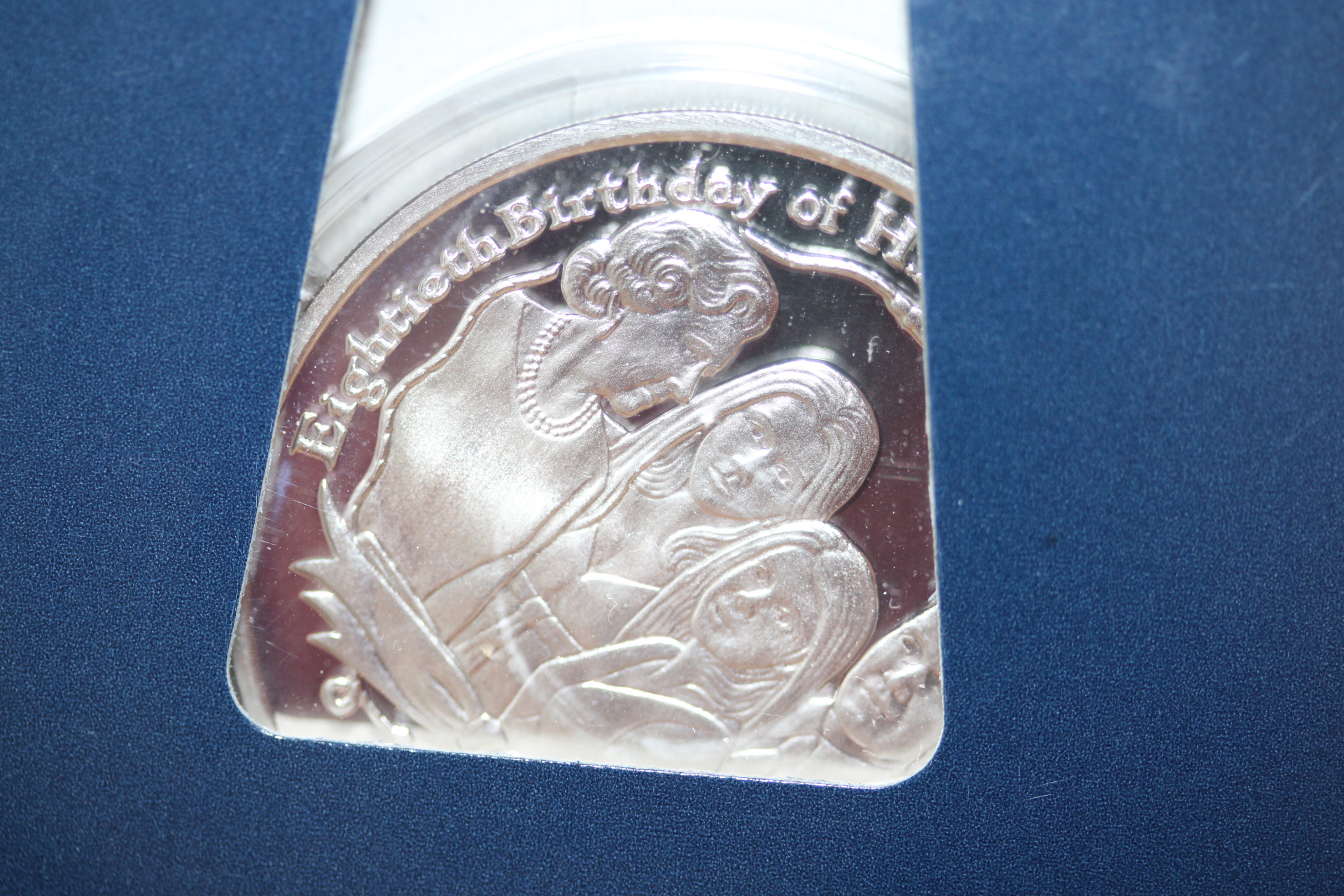 Queen Elizabeth II with the Duke of York & his family 10 dollar coin 925 silver 28.28g 38.60mm