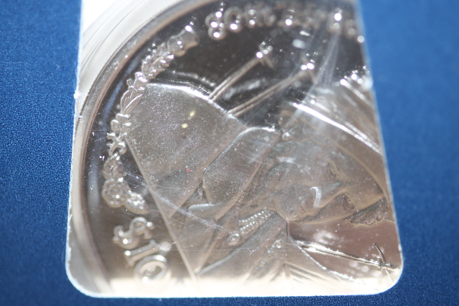 2006 Queens golden jubilee silver proof coin Queen Elizabeth II world cup proof coin 925 silver 28.28g 38.60mm
