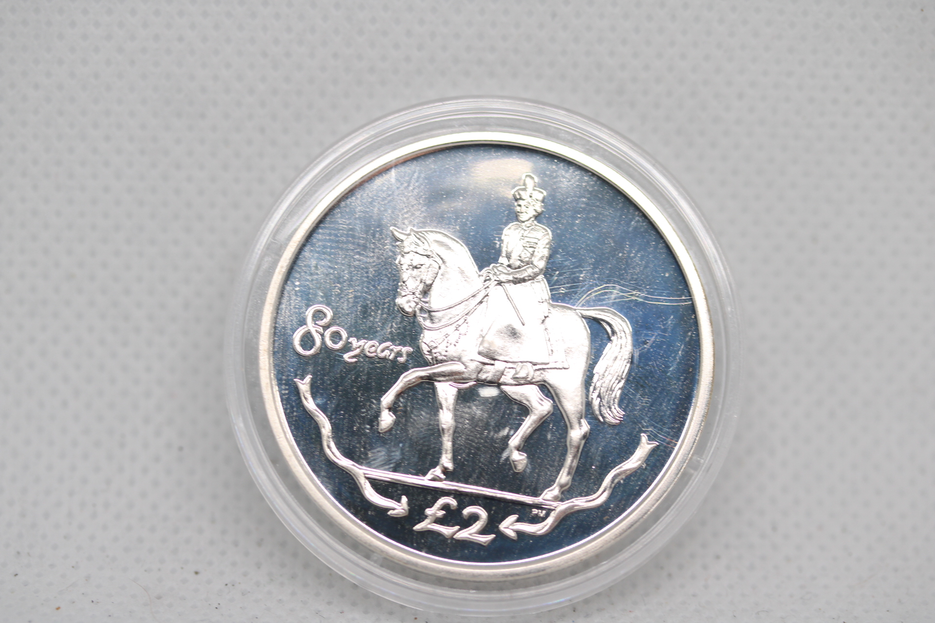 Queen Elizabeth II trooping colour coin 2006 925 silver 38.60mm 28.28g with coa