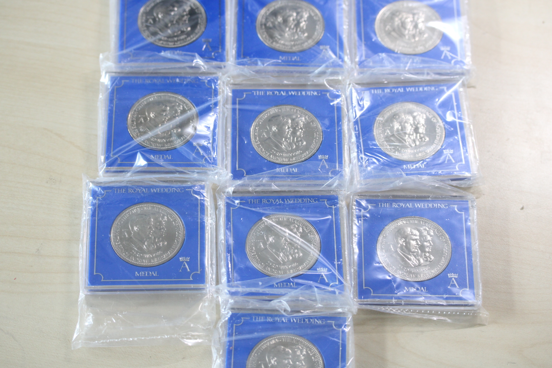 10x Royal wedding medals