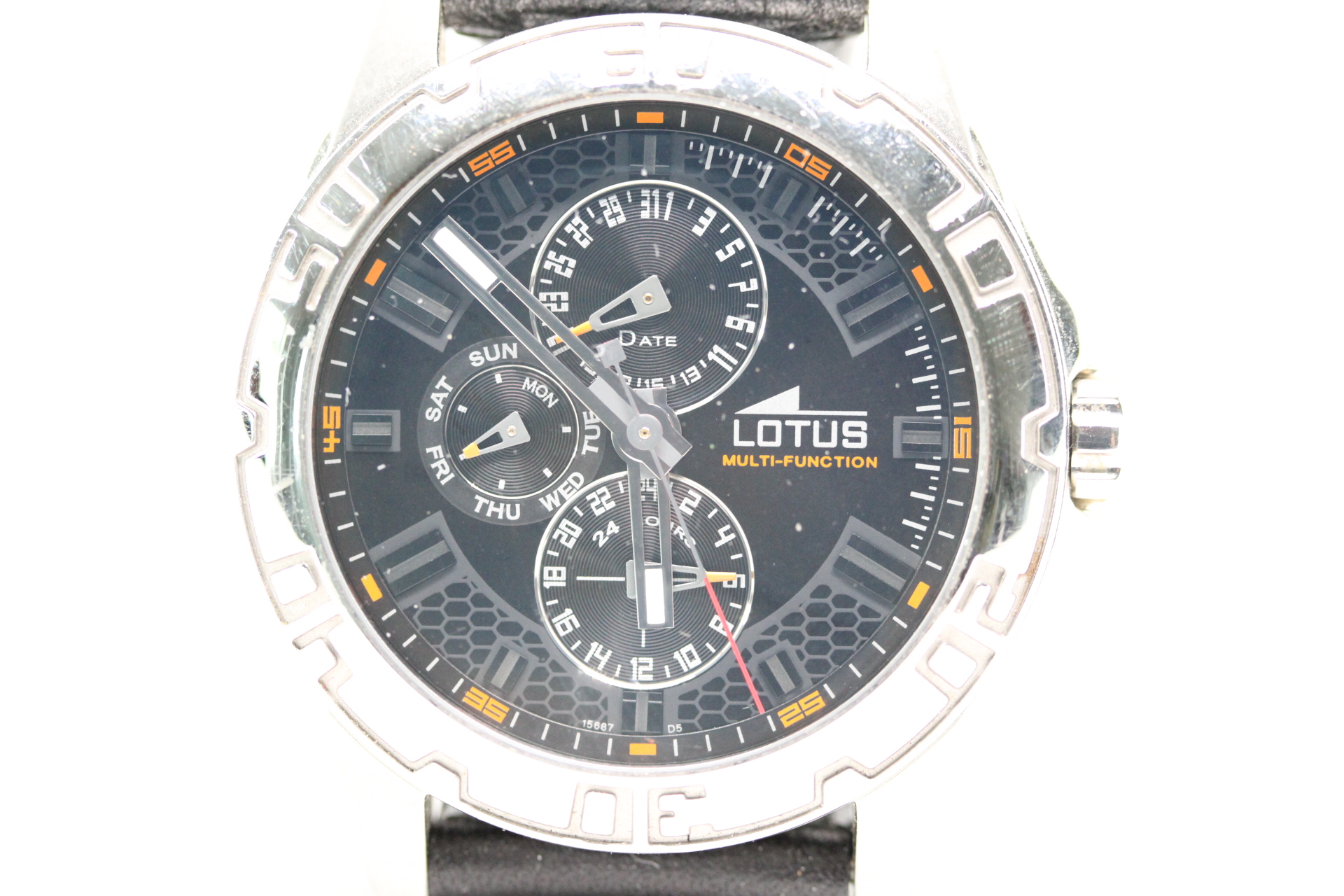 Gents Lotus Quartz Watch with Day & Date.