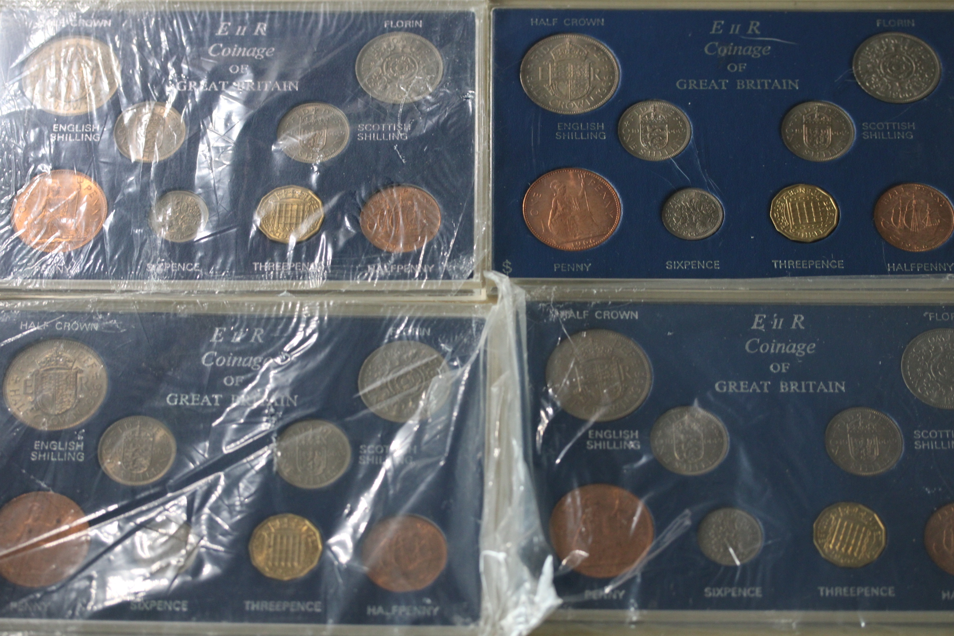 Coinage of Great Britain x5 - 1 not pictured