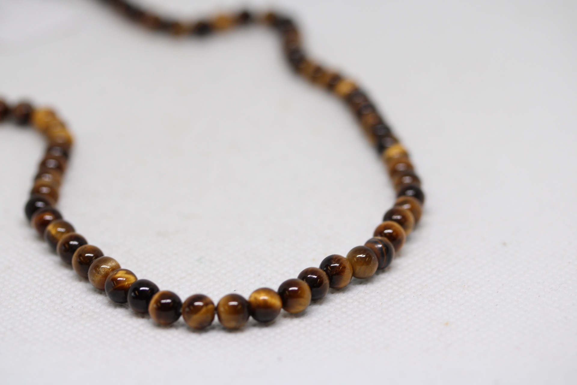 Tigers eye beaded necklace