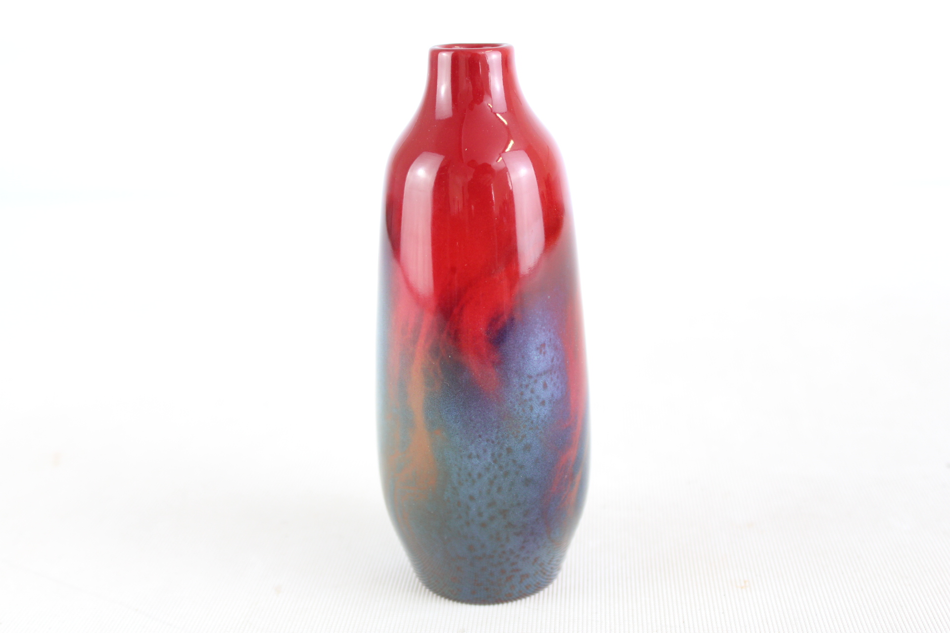Royal Doulton flambe veined vase No 1614