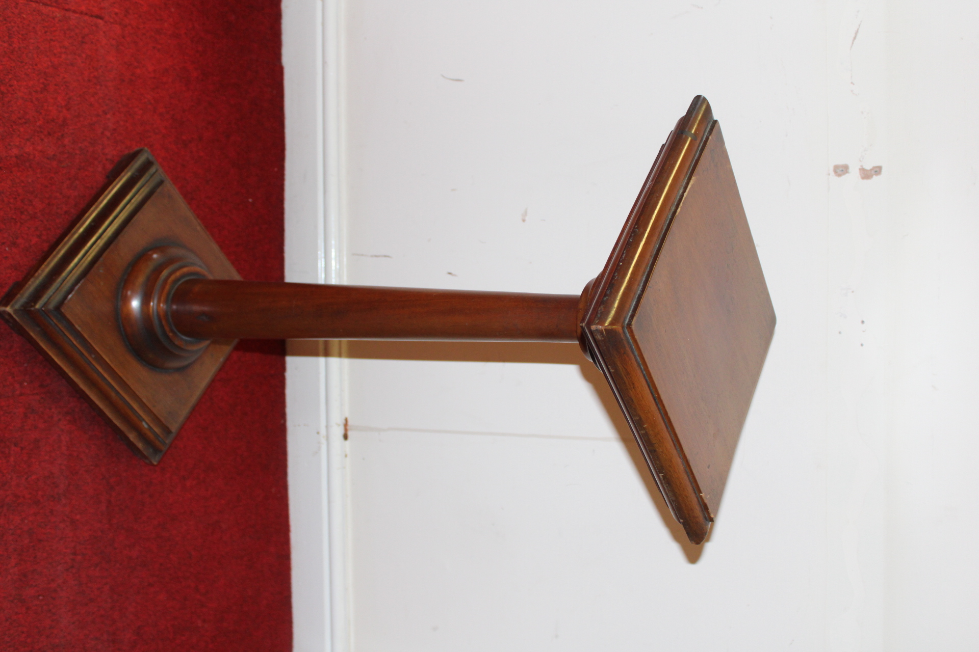 Antique Mahogany Pedestal Stand