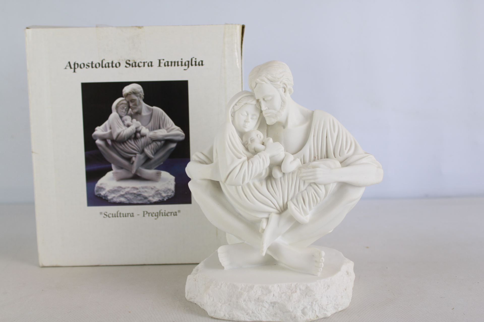 Timothy Schmalz A Quiet Moment Bonded Marble Holy Family Sculpture