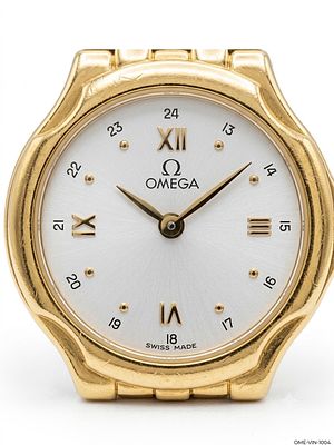 Omega 18 Karat Yellow Gold Constellation GMT Ladies Wristwatch Reference 795.1152. A ladies 