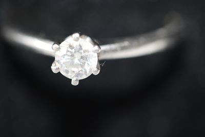 Albion Fine Jewelry Platinum and 0.45 Carat Diamond Solitaire Ring. Albion Fine Jewelry platinum 