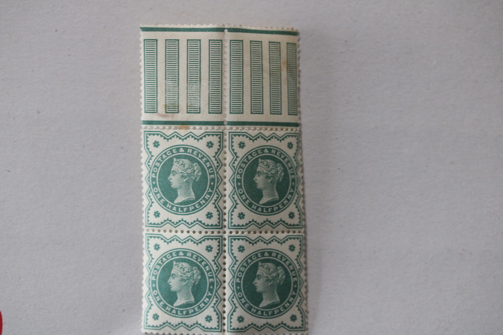 UK 1887 1/2d Queen Victoria Jubilee, Paper, SG 197