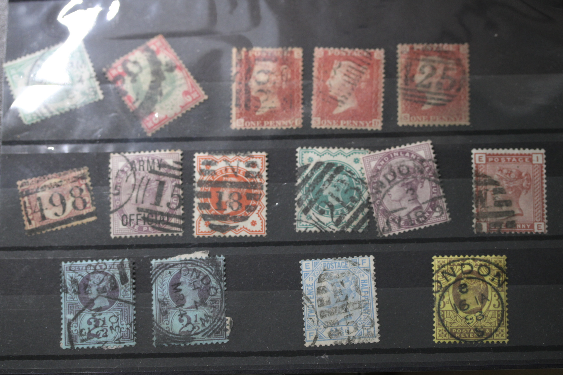 UK Victorian Era Postage Stamps, A Collection of Used Specimens