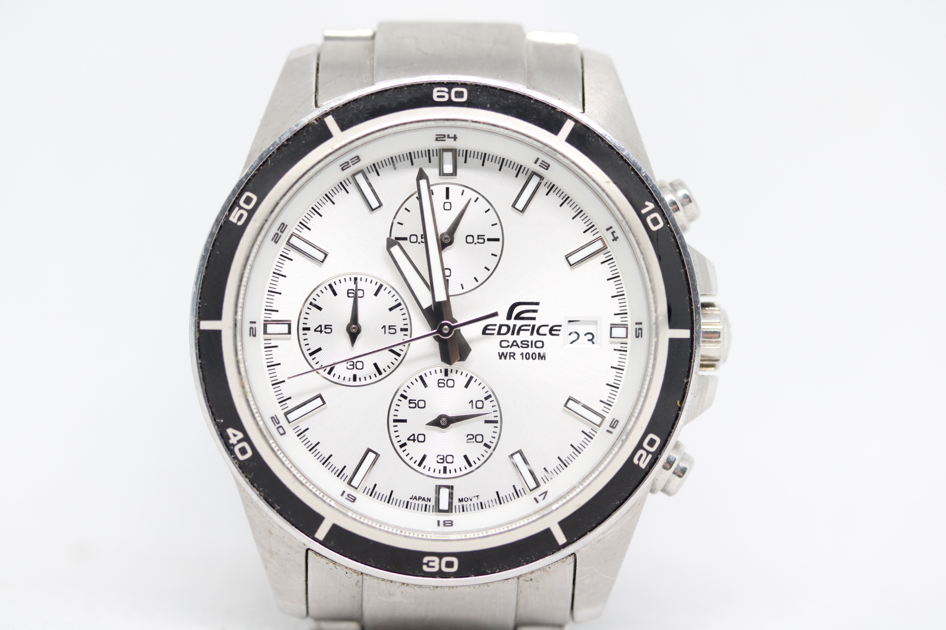 Ediface casio WR 100m wristwatch